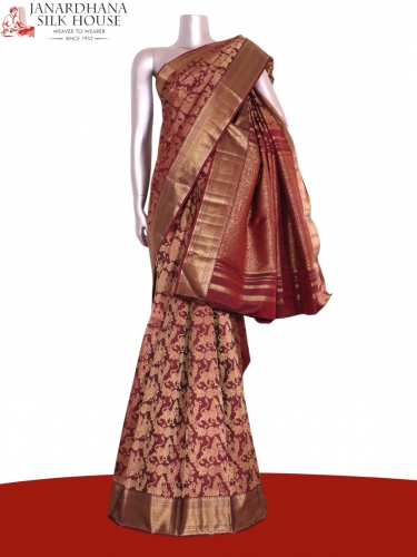 Pure Handloom Kanjeevaram Silk Saree